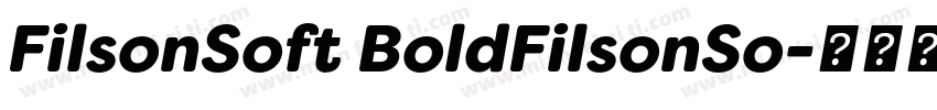 FilsonSoft BoldFilsonSo字体转换